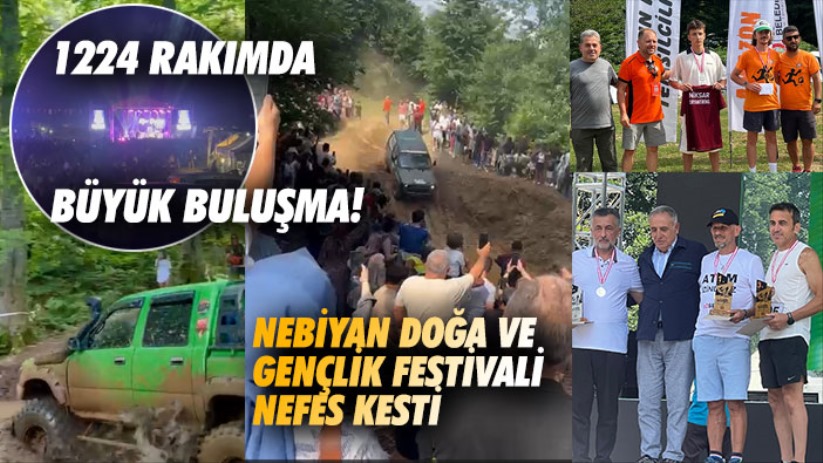 1224 Rakımda Büyük Buluşma! Nebiyan Doğa ve Gençlik Festivali Nefes Kesti