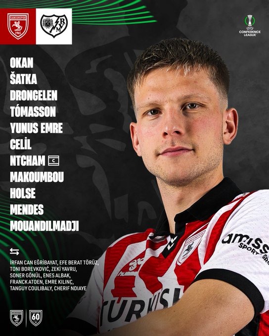 Samsunspor'un Rayo Vallecano maçı kadrosu açıklandı!