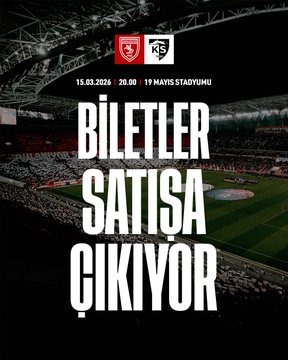 Samsunspor - Kayserispor maçının biletleri satışa çıkıyor