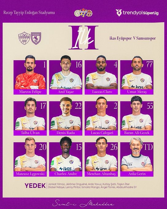 Trendyol Süper Lig'de 29. hafta heyecanı: İlk 11'ler açıklandı