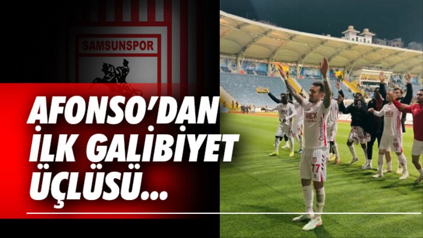 Afonso'dan ilk galibiyet üçlüsü