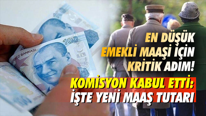 En Düşük Emekli Maaşı İçin Kritik Adım! Komisyon Kabul Etti: İşte Yeni Maaş Tutarı