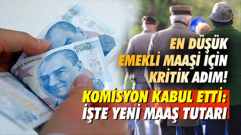 En Düşük Emekli Maaşı İçin Kritik Adım! Komisyon Kabul Etti: İşte Yeni Maaş Tutarı
