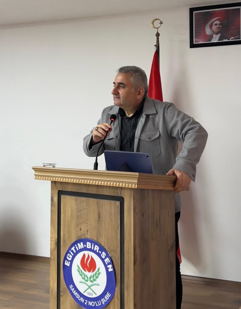 Eğitim-Bir-Sen Samsun 2 No'lu Şube Başkanı Tevfik Yılmaz Demir Güven Tazeledi