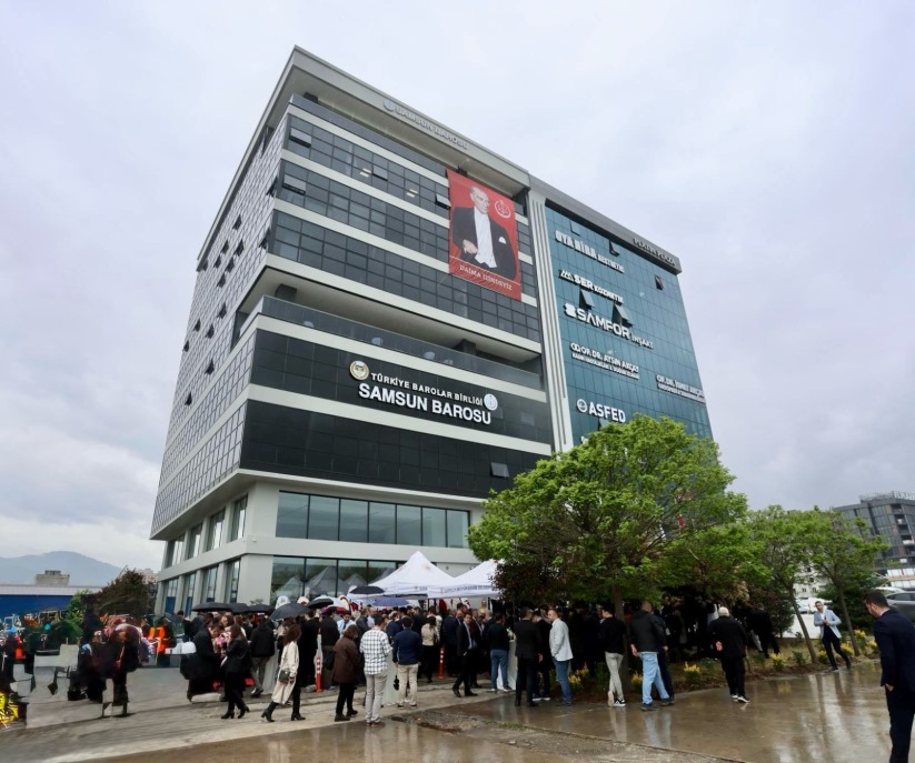 Samsun Barosu Yeni Hizmet Binası TBB Yönetiminin Katılımıyla Açıldı