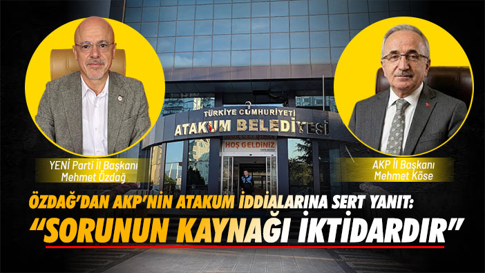 Özdağ'dan AKP'nin Atakum İddialarına Sert Yanıt: 'Sorunun Kaynağı İktidardır'