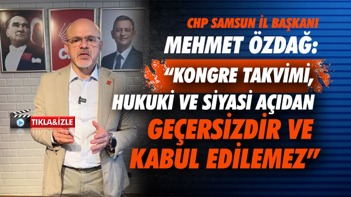 Özdağ 'Kongre takvimi, hukuki ve siyasi açıdan geçersizdir ve kabul edilemez'
