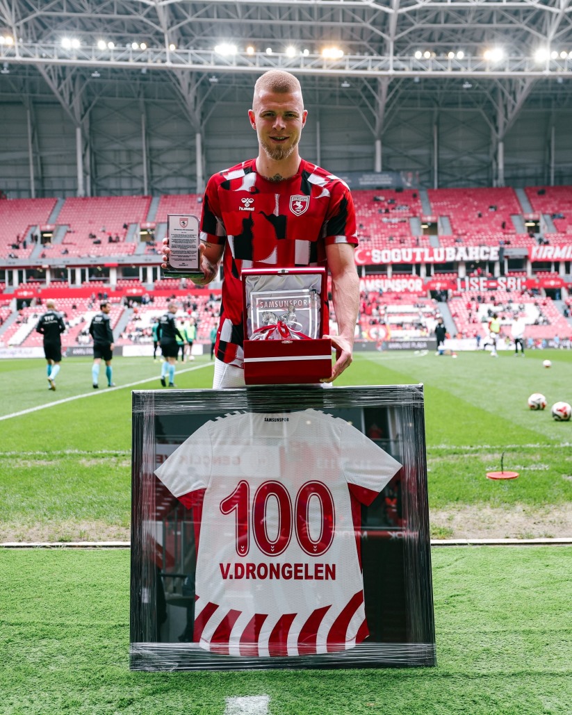 Samsunspor'da inancın sembolü Rick Van Drongelen tarihe geçti!
