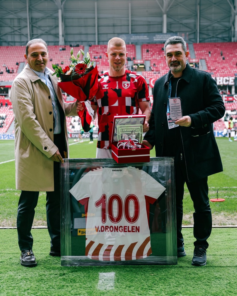 Samsunspor'da inancın sembolü Rick Van Drongelen tarihe geçti!