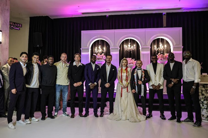 Samsunsporlu oyuncu Celil Yüksel dünyaevine girdi